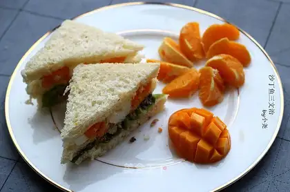 Salmon sandwich
