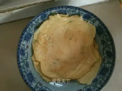 Egg onion pancakes