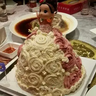 Barbie doll cake
