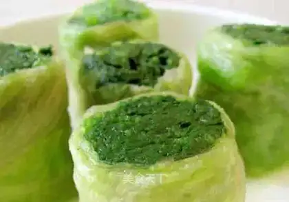 The spinach roll