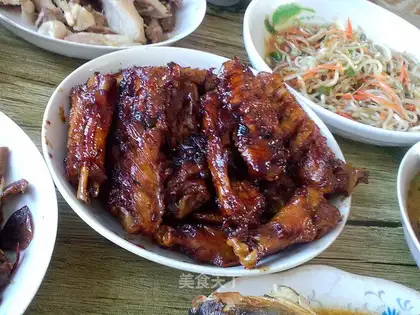 Coke chicken wings