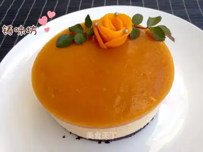 Coconut mango mousse