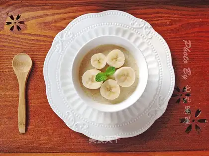 Banana egg stew