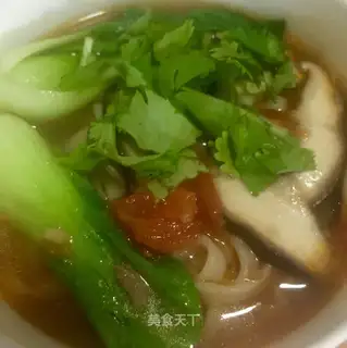 Tomato beef noodles