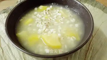 Potato rice congee