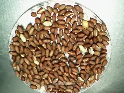 Microwave roasted peanut rice