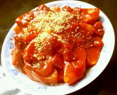 Hot fried rice cake