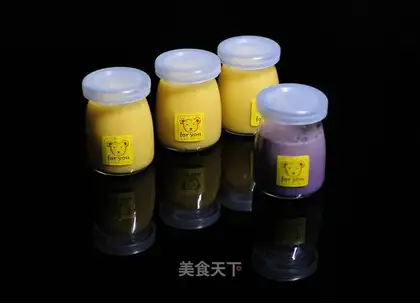 Mango pudding and potato pudding