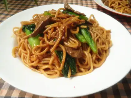 Pig liver noodles