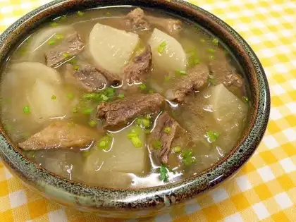 Cream beef