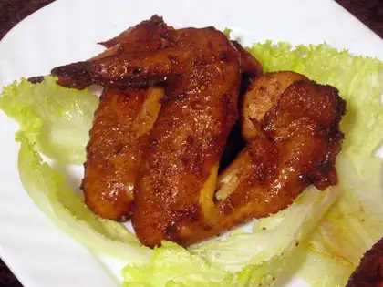 Roasted chicken wings