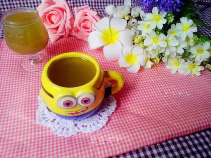 Tea honey soda