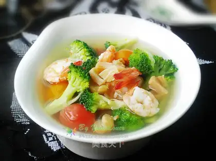 Shrimp broccoli