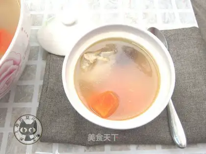Pumpkin chop soup