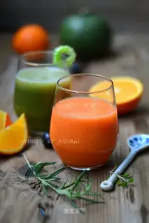 Healthy fruit and vegetable juice