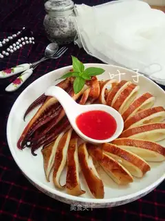 Roasted squid