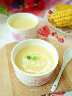 Milky corn soup