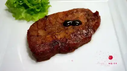 Air-cooked steak