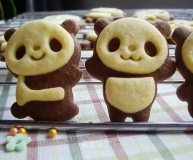 Panda cookies
