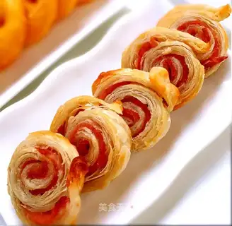 Soup bacon rolls