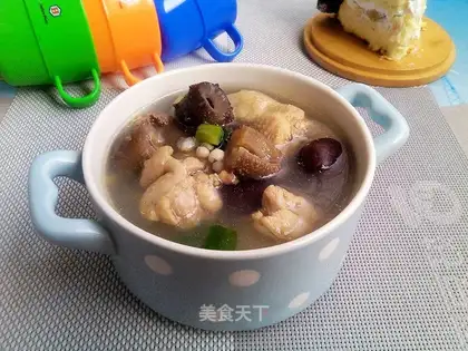 Sea cucumber chicken leg