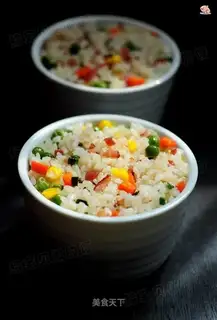 Soy sauce bacon fried rice