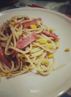 Scrambled pasta for olives