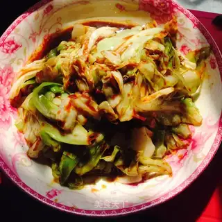 Soy sauce and cabbage