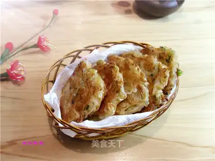 Shrimp radish pancakes