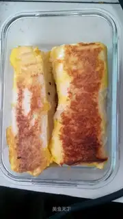 Banana omelet