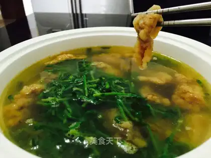 Soccer bean soup