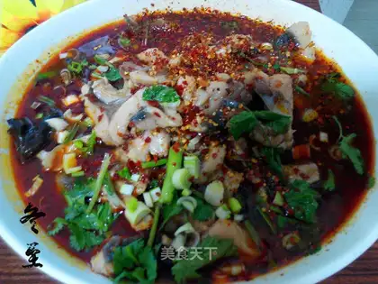 Boiled fish