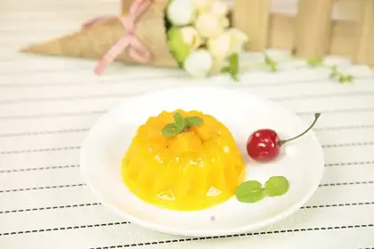 Mango pudding
