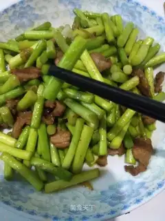 Garlic fried meat