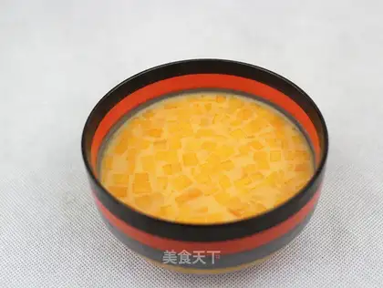 Mango coconut pudding