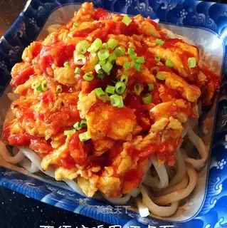 Tomato eggs for noodles