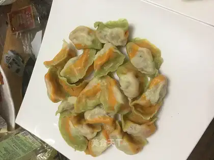 Rainbow dumplings