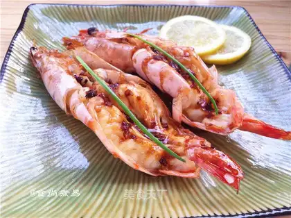 Lemon dry shrimp