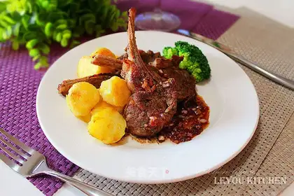 Fried lamb chops