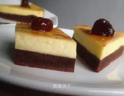 Brownie cheesecake