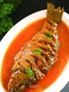 Fried mackerel
