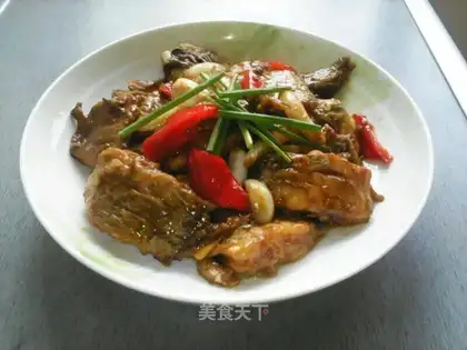 Red-fried fish