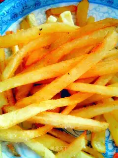 Homemade ketchup fries