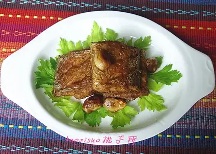 Garlic with fish