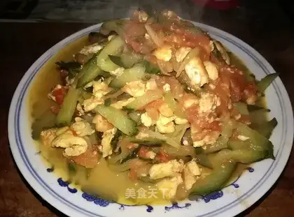 Tomato egg cucumber