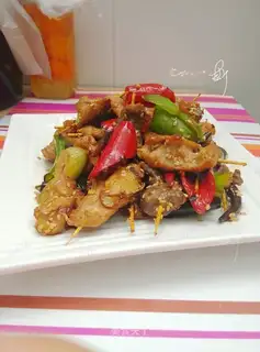 Ridiculous toothpick meat