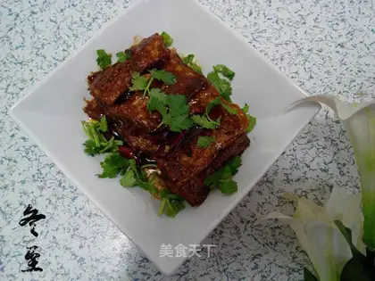 Red-fried fish