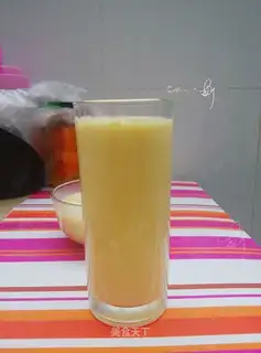 Milk oatmeal corn juice