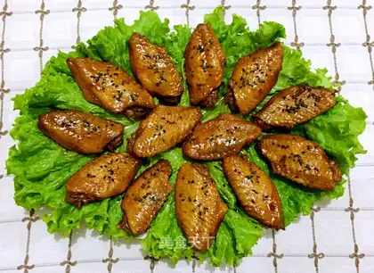 Red chicken wings