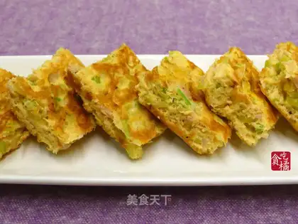 Celery greasy eggs